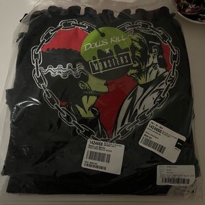 Universal monsters skirt set💚🖤